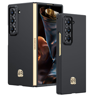 适用三星w25手机壳新款 外壳 超薄磨砂fold6折叠屏w24心系天下保护套fold5外壳全包防摔w23前后双面壳fold4时尚