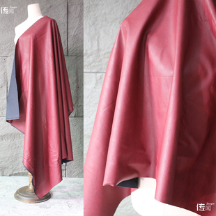 包包diy外套服裝 設計師面料 創意高檔細紋PU人造革布料防水鞋 傳聞