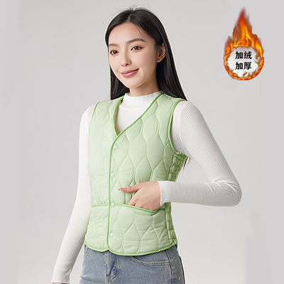 中老年人马甲女秋冬款