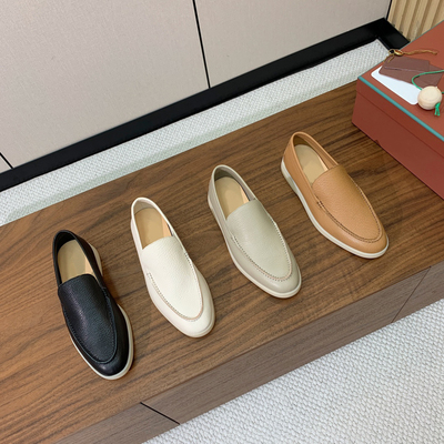 广州顶版！绝美荔枝纹LP乐福鞋