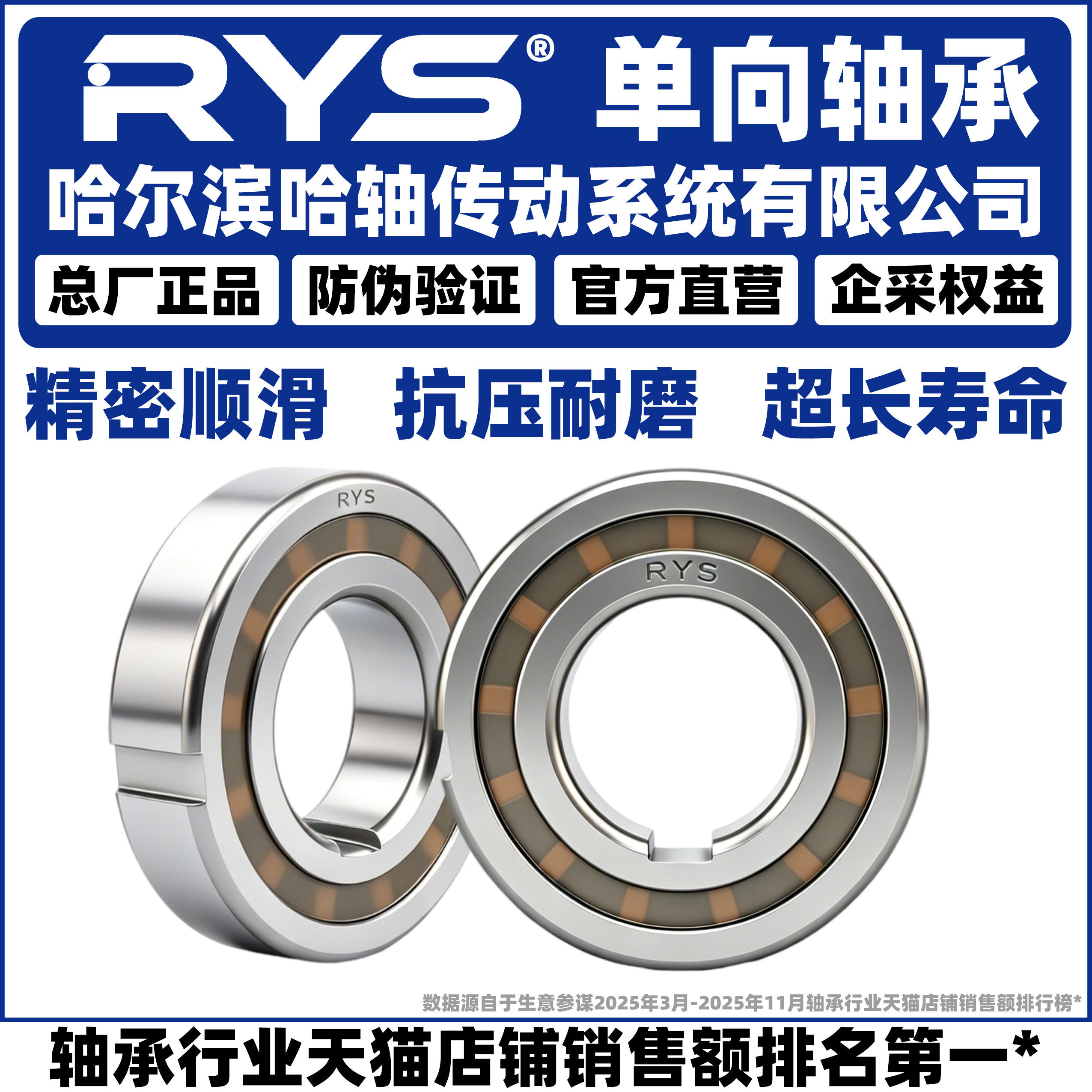 RYS 单向轴承 CSK 8 10 12 15 17 20 25 30 35 40 PP
