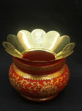 加厚合金香炉围防香灰掉落罩家用不锈钢香灰托挡灰接灰佛具用品