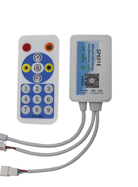 LED全彩WS2812B背景氛围灯双输出遥控可手机蓝牙APP SP601E控制器