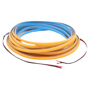 cob灯带12V超窄5mm高亮低压led灯条超细自粘线条灯橱柜酒柜线形灯