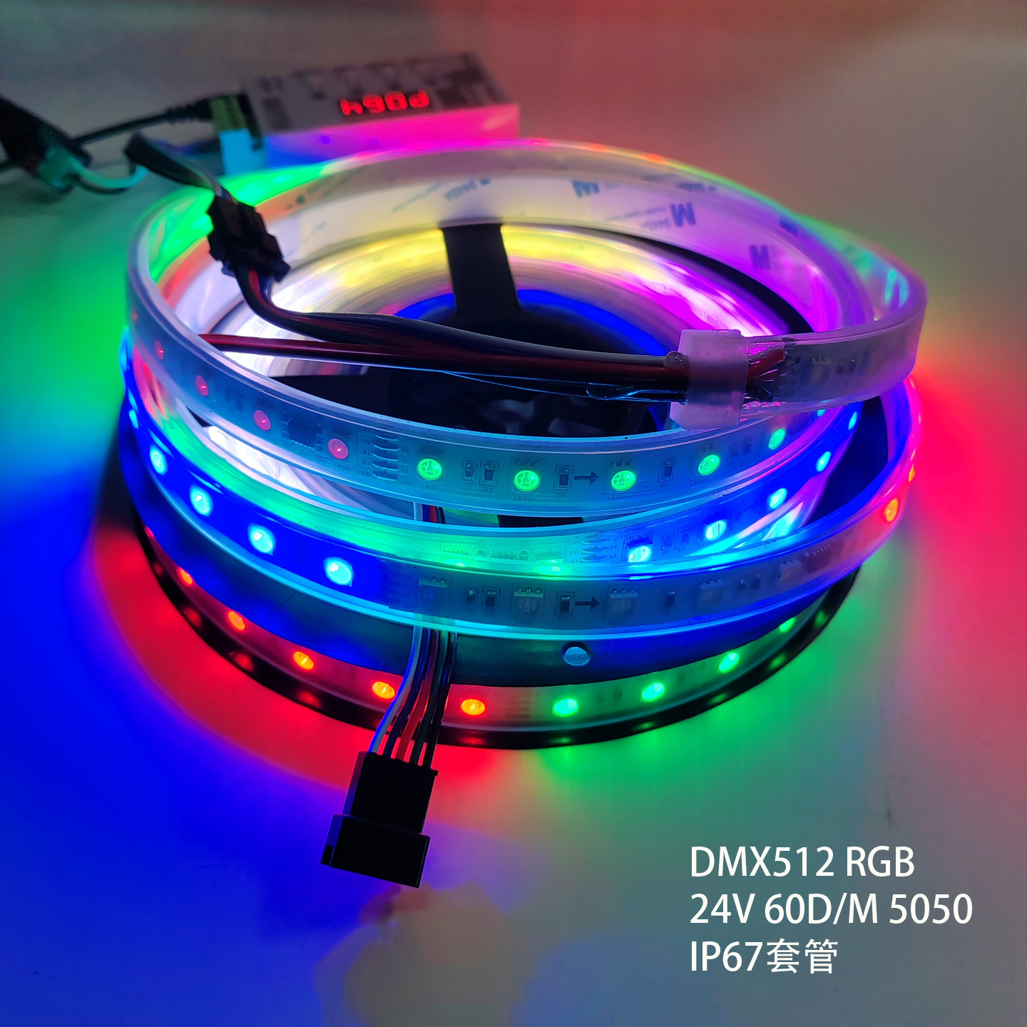 搭配控制器和24V电源使用