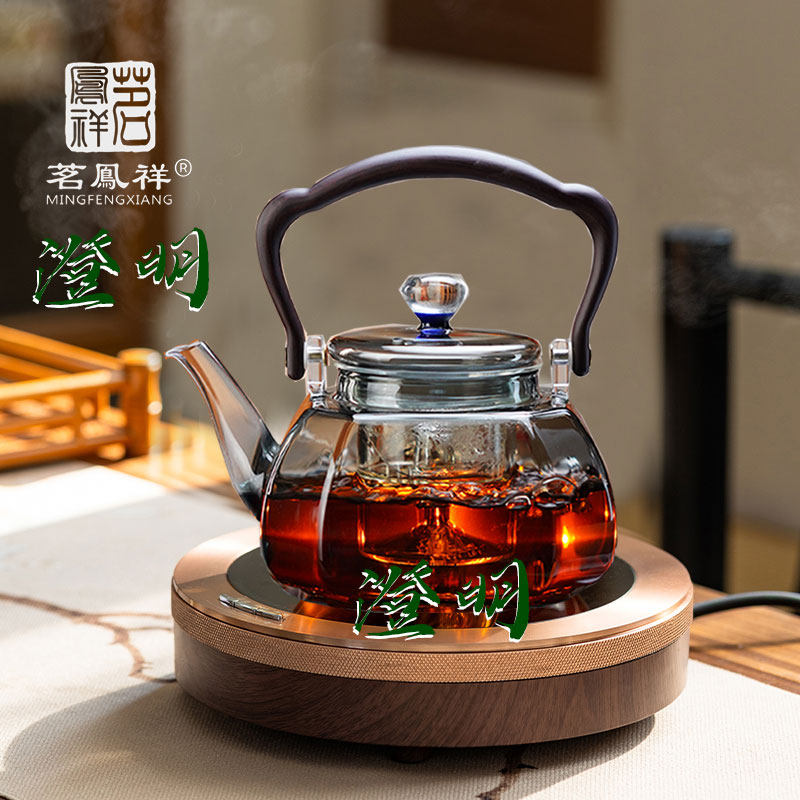 茗凤祥2026新款电陶炉煮茶壶套装家用小型煮茶器专用茶艺具煮茶炉