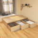 大抽屉床小户型可定制实木单人气压杆高箱储物收纳无床头榻榻米床