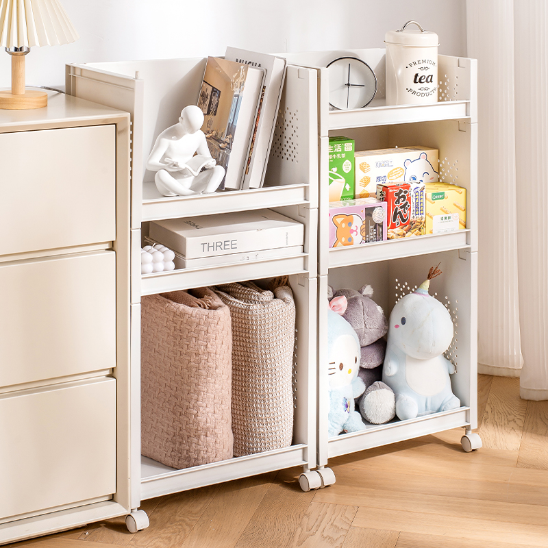 多层文件收纳柜带轮可移动