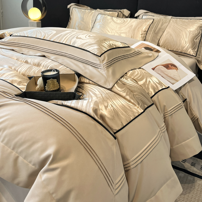 轻奢高级感四件套全棉纯棉床单