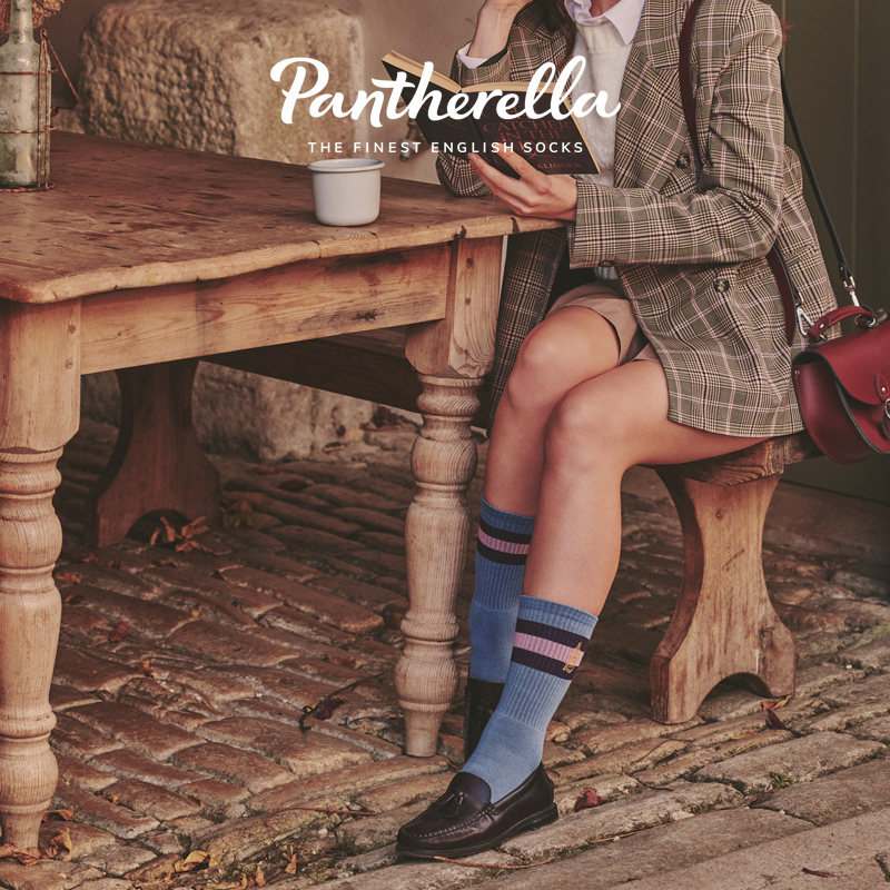 英国Pantherella有机棉中筒袜