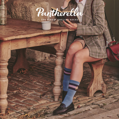 英国Pantherella有机棉中筒袜