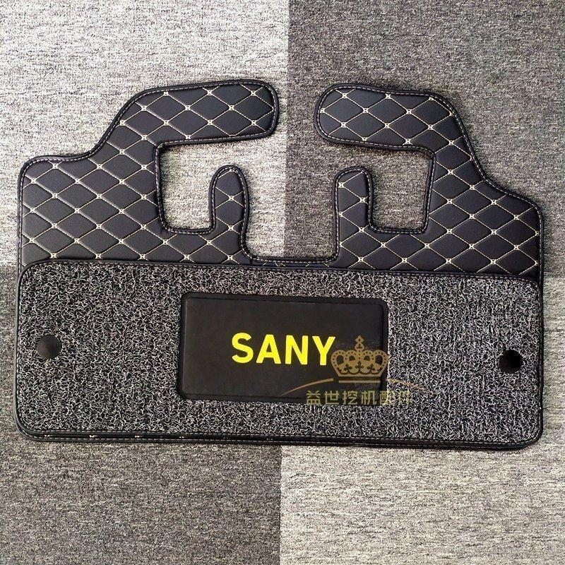 挖掘机配件三一75C-8-9杠10驾驶室脚踩垫内饰用品装饰地板胶垫子