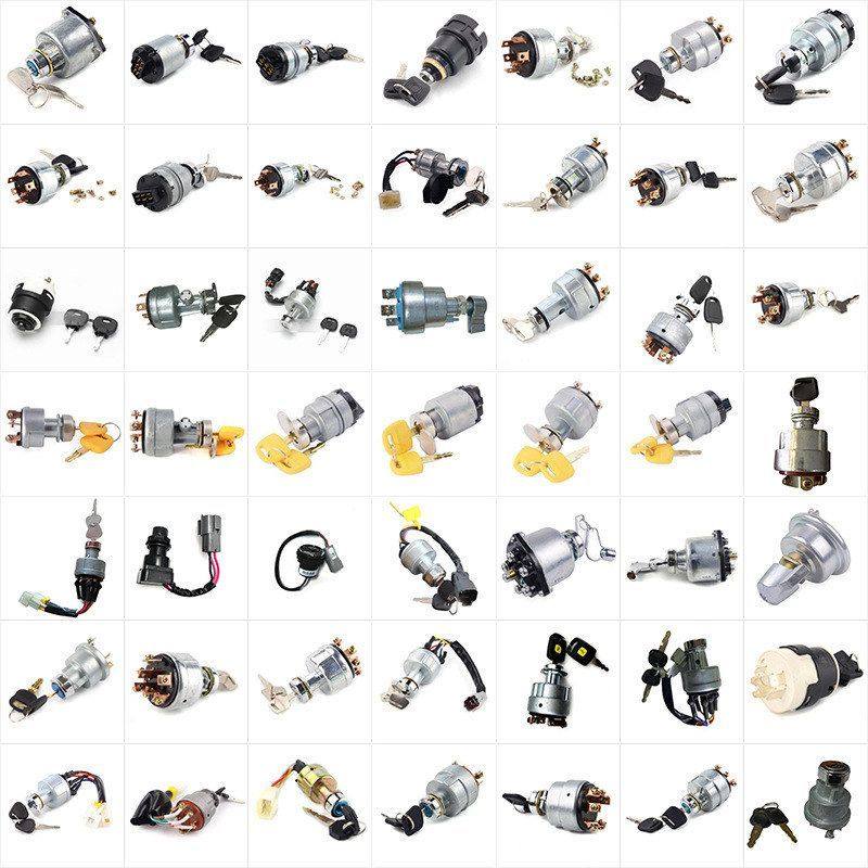 挖掘机推土机国产机斗山神钢日立卡特现代三一等各种机型点火开关