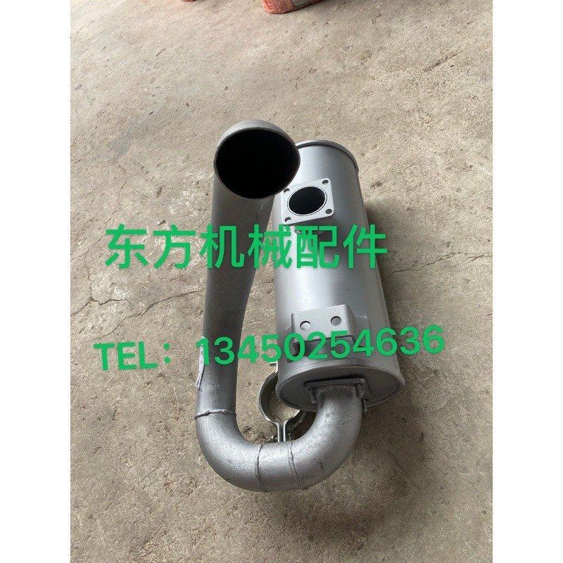 挖掘机配件神钢SK55C SK60C消声器消音器弯管尾管洋马发动机