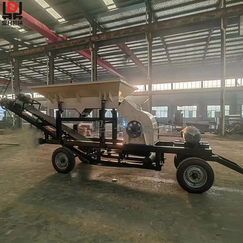 现货速发陶瓷输送带碎石线石膏车载移动破碎车大口径水泥结块,机械设备,破碎机,淘宝优惠券,粉丝福利购,淘宝优惠卷