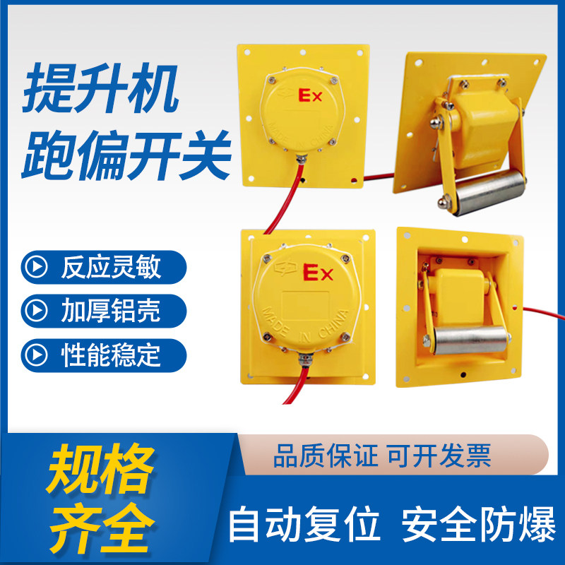 速发D入式提升机跑偏开关TDP-I WT嵌P胶1-带刮板机拉链提升机防偏
