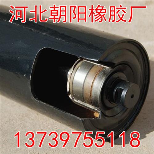 速发厂家输托带托辊滚托托棍送滚防水辊筒橡胶筒辊输送机配件沙石图片