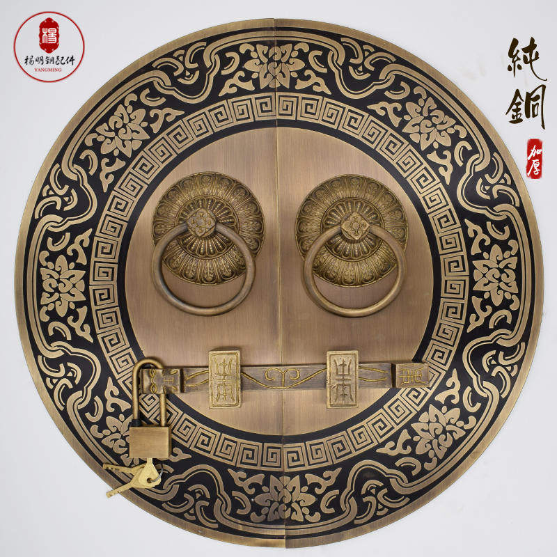 现货速发全铜仿古大门拉手玻璃门把手门锁铜门栓纯铜门环拉手实木,基础建材,小拉手,淘宝优惠券,粉丝福利购,淘宝优惠卷