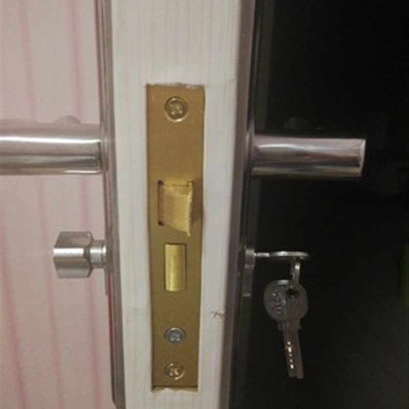 速发室大卧室房5锁可调节免改孔内小门0木门房间门通用型室内门锁