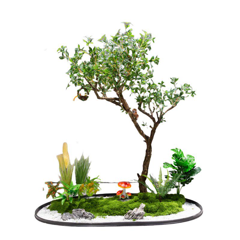 速发马醉木仿真绿植造景假植物装饰室内大F型落地景观仿真树橱窗