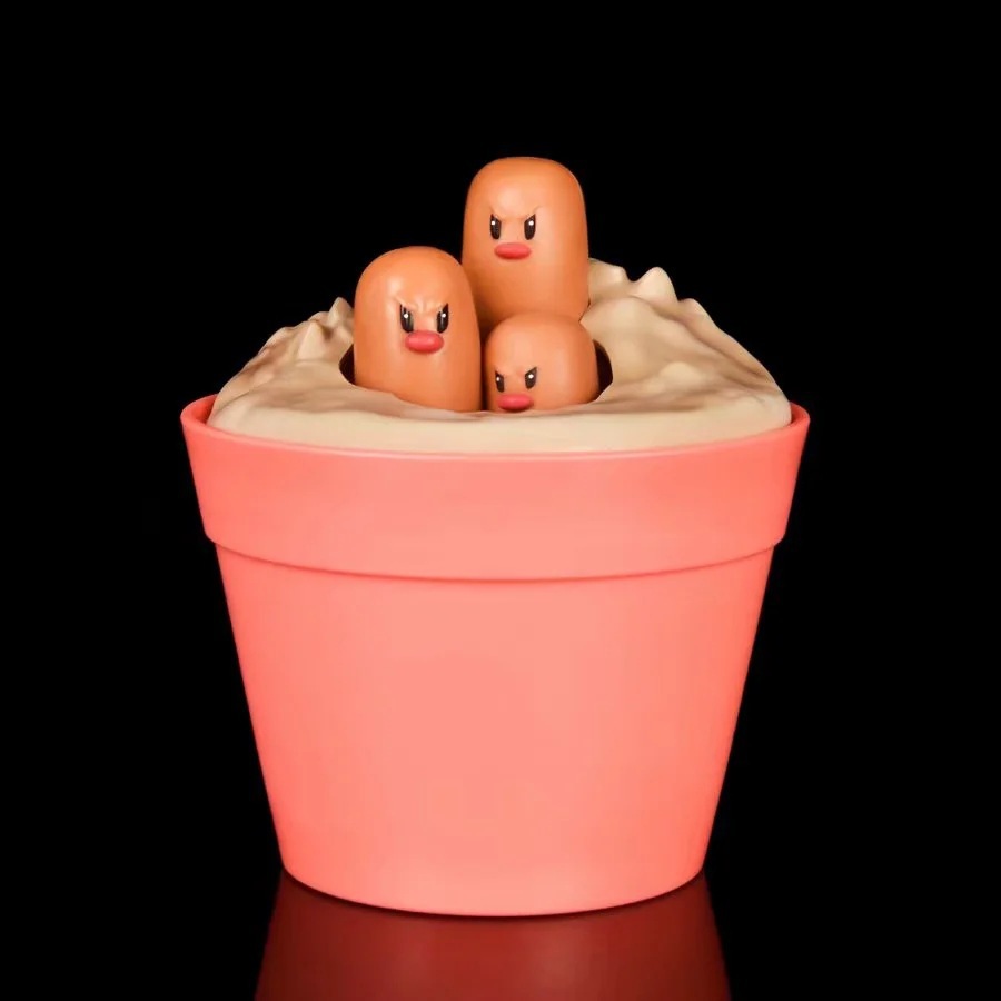 速发小精灵 G猛 K肌肉男红 男地鼠三兄弟 Q版 模型盒装摆件