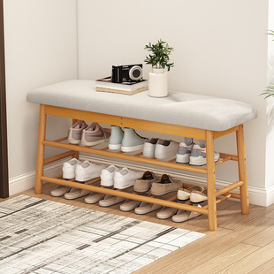 速发家用门口换凳鞋进2鞋柜坐凳一体穿鞋凳入户鞋架门022新款收纳