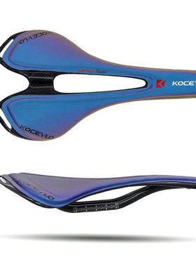 速发cevlo碳纤行山车自维地鞍座蓝色超轻坐垫碳纤维座垫