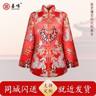 速发 手工高档人卿寿衣全套套瑶冲喜寿服配件七件老殡葬用