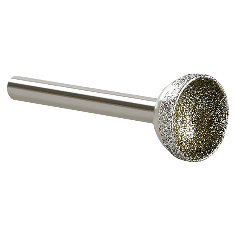 速发电镀金刚头窝珠器直磨机凸钻磨砂石材玉石蜜蜡磨钻电圆球珠子