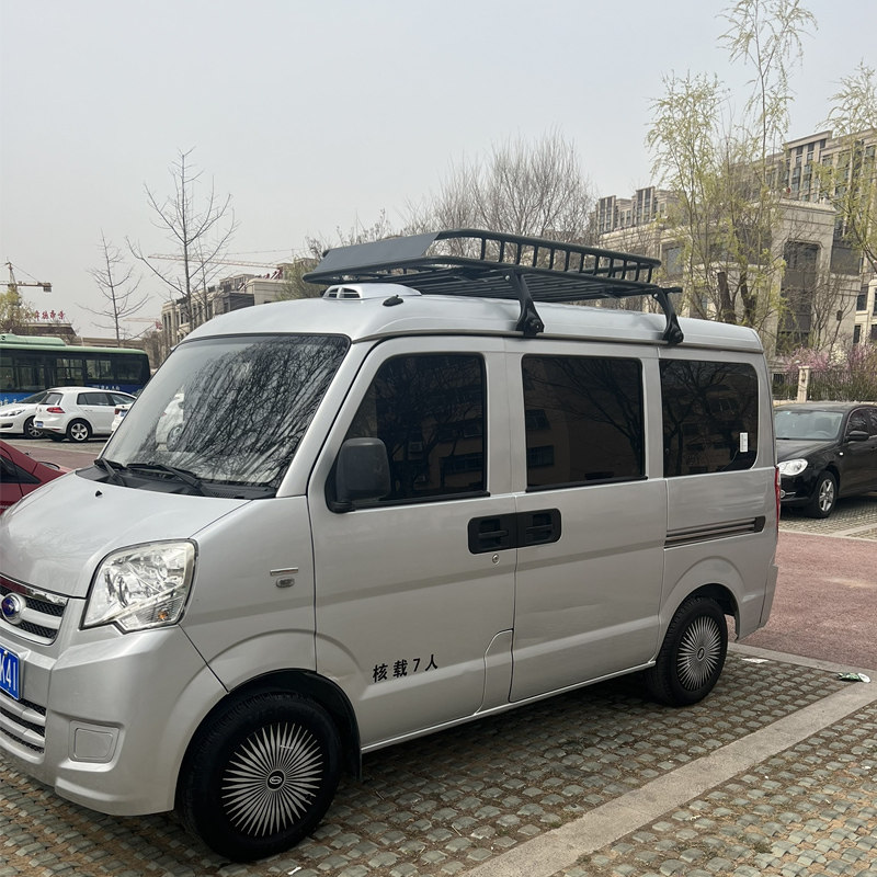 速发汽车行李架车顶框浪迪五菱之光小之星免打孔雨槽支架车顶筐