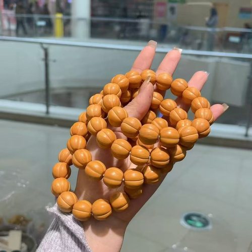 多种板栗南瓜猴头手串手持盘玩佛珠男女款时尚木质手链精品手饰