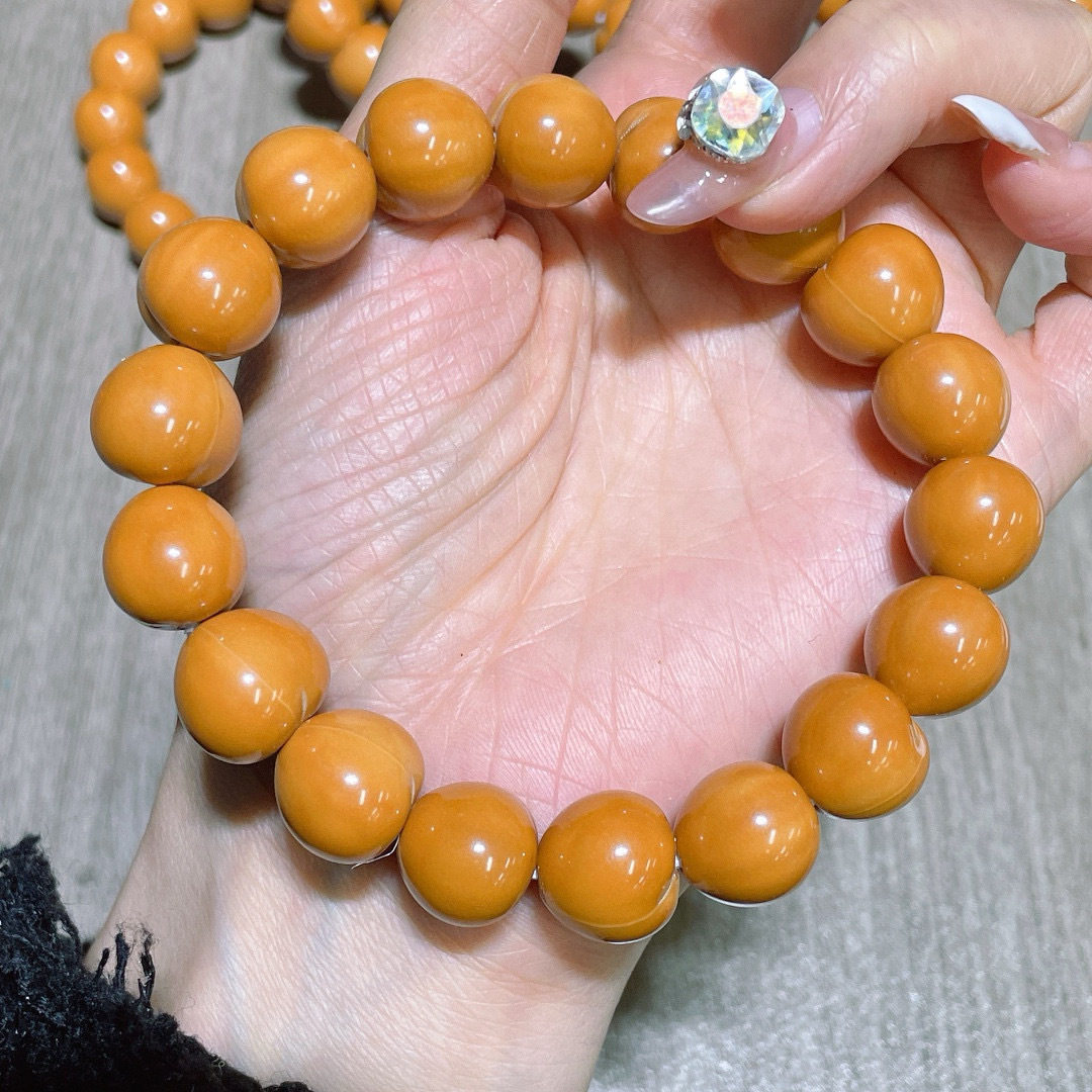 精品猴头姬宝爱心雕手串雕刻型珠文玩佛珠手串男女款小红书同款