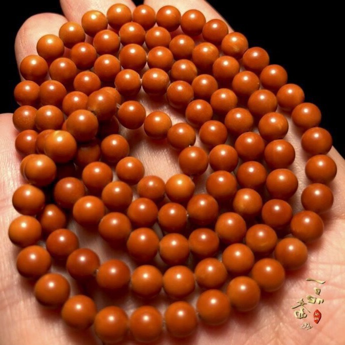 正圆橄榄核核尖老型珠圆珠项链橄榄核尖珠桶珠脖挂光珠手串