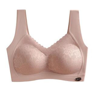 夏季 无痕内衣女小胸聚拢收副乳无钢圈文胸运动美背胸罩乳胶亲肤