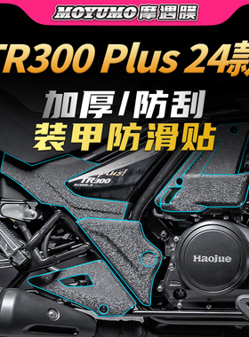 适用24款豪爵TR300Plus贴纸装甲加厚车身保护贴膜摩托车改装配件
