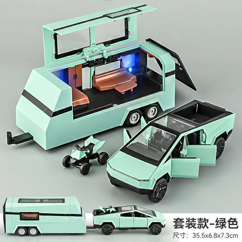 赛博皮卡合金车模型仿真