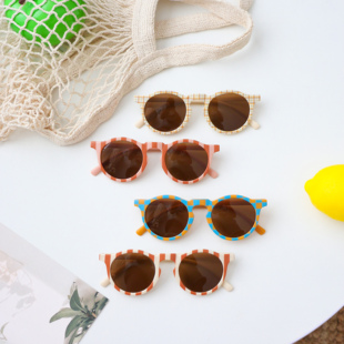 可爱儿童防晒墨镜 宝宝外出拍照神器墨镜 男童女童太阳镜遮阳镜