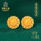 宫里上新蜜蜡耳饰纯银女耳环黄色国风耳饰冬季 本命年礼物送妈妈