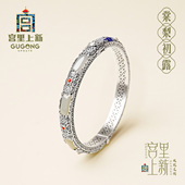 宫里上新银手镯女款 纯银镯子古法玉手镯国风银镯子妈妈款 生日礼物