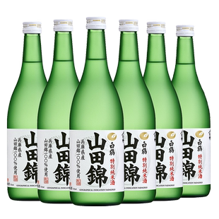 白鹤特别纯米酒山田锦日本清酒720ml*6瓶箱装