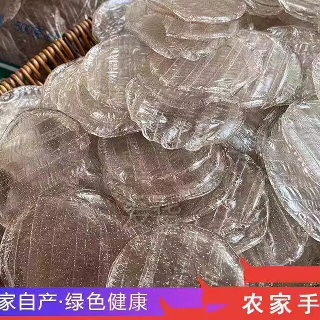 红薯粉皮地瓜网红巴掌迷你小干圆水晶粉皮5斤山东农家手工粉自制