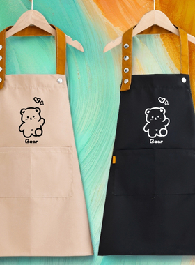 儿童围裙画室定制logo印字书法罩衣防水幼儿园美术班服男女画画衣