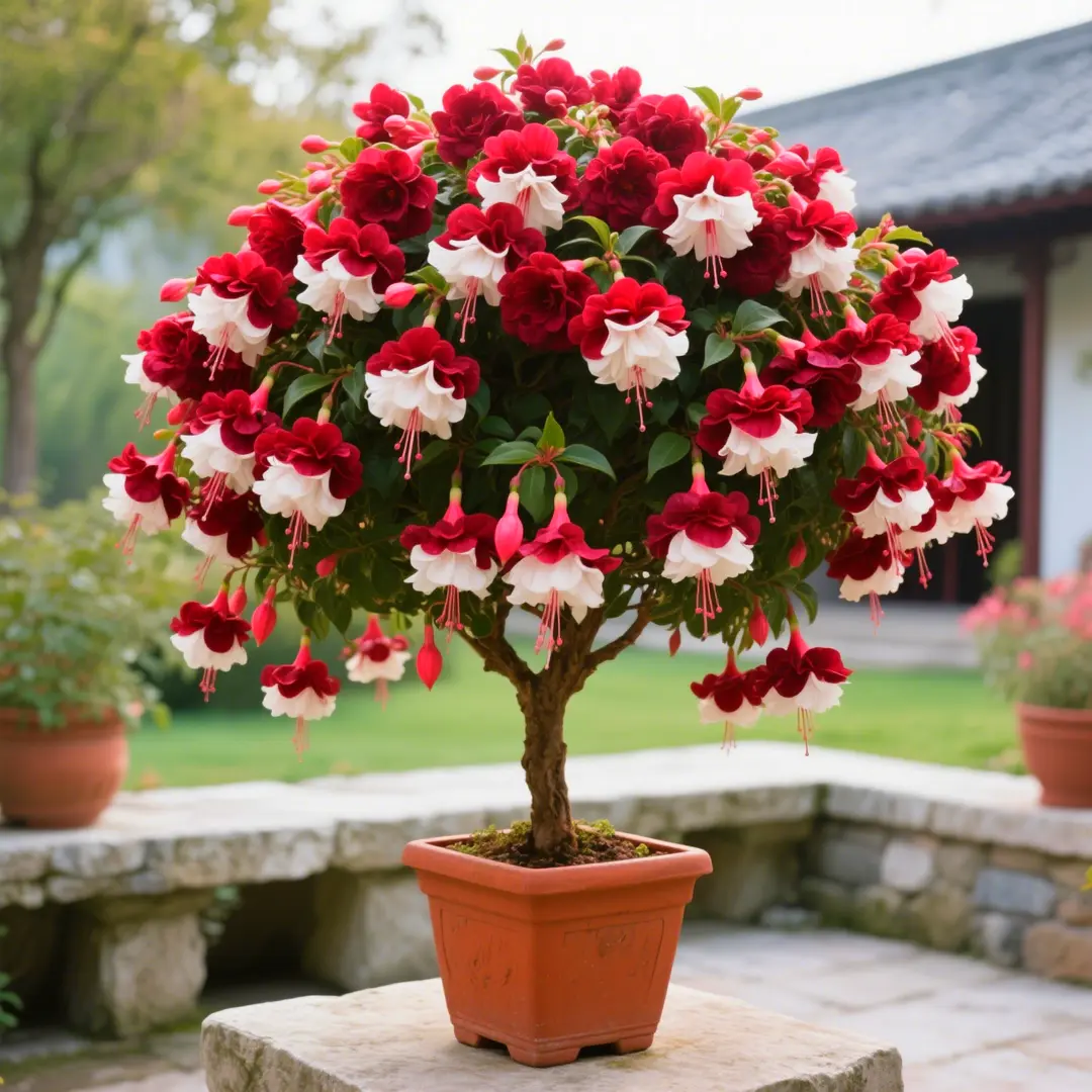 浓香型灯笼老桩花盆栽鲜花