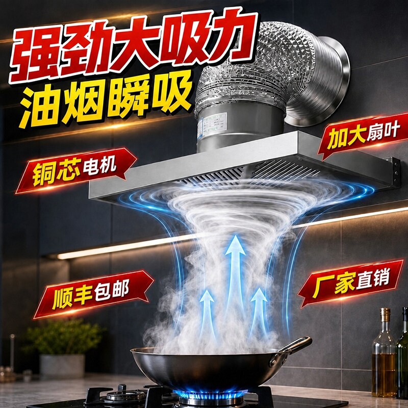 简易抽油烟机厨房铜芯抽烟机出租