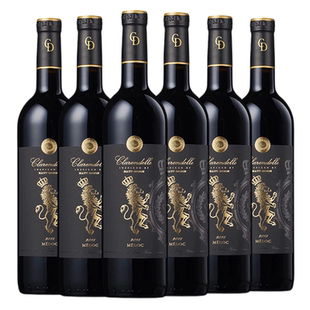 法国侯伯王克兰朵帝龙精选梅多克干红葡萄酒红酒750ml*6整箱正品