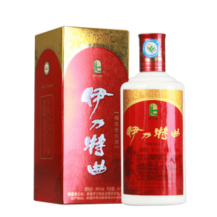 新疆伊力特曲商超版 浓香型白酒纯粮酿造口粮酒36度500ml礼盒正品