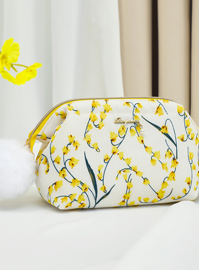 日本 Raiponce 铃兰花 手拿化妆包便大容量2023新款便携收纳包