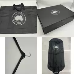 Big Goose E down Jacket Packaging Box, Airplane Box, Gift Box, Tote Bag, Dustproof Bag, Black Gift Box, Matte Box, Magnetic Closure