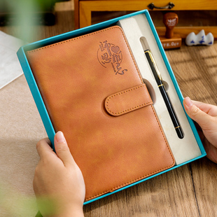 教师节礼物师恩难忘笔记本礼盒套装定制印logo刻字学校活动伴手礼国潮加厚记事本文创礼品定做送老师的礼物