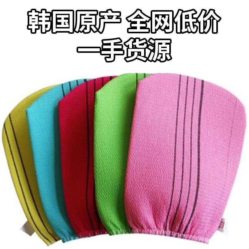 韩国老奶奶搓澡巾棉线细砂女洗澡巾搓泥去灰